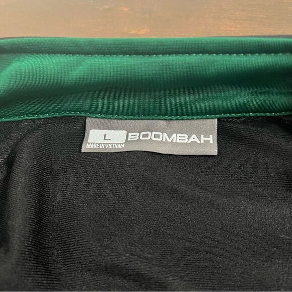 Boombah Zip Softball Cage Jacket Large Black Green - Picture 8 of 14